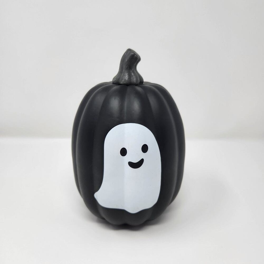 Black Boo Ghost Foam Pumpkin Halloween